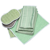 6 Pack Bamboo Microfiber Cleaning Cloths for Glass Bodywork Screens and Smooth Surfaces