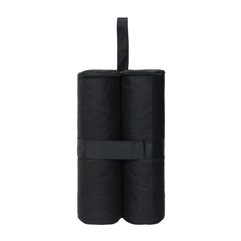 4 Pack Gazebo Weight Bags Black Fillable Ballast Bags for Party Tent and Pavilion, 60kg Max