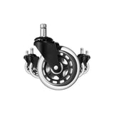5 Pack Universal Office Chair Casters, Quiet and Abrasion Resistant Office Chair Replacement Wheels, 3 Inch