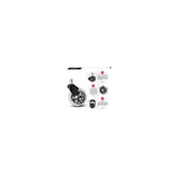 5 Pack Universal Office Chair Casters, Quiet and Abrasion Resistant Office Chair Replacement Wheels, 3 Inch