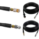 Drain Cleaning Sewer Hose Kit Compatible with Karcher K2 K3 K4 K5 K6 K7 and Lavor Pressure Washers, 15m - Side View