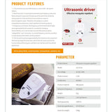 Ultrasonic Mice and Rat Repeller, Ultrasonic Anti Rodent Repellent Insects and Indoor Electronic Repellent Anti Mice, Mosquitoes, Cockroaches, Rats - Front View