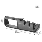 Kitchen Sharpener Professional Knife Sharpener, Knife Sharpener with Non Slip Eraser for Knives, Scissors Knife Sharpeners