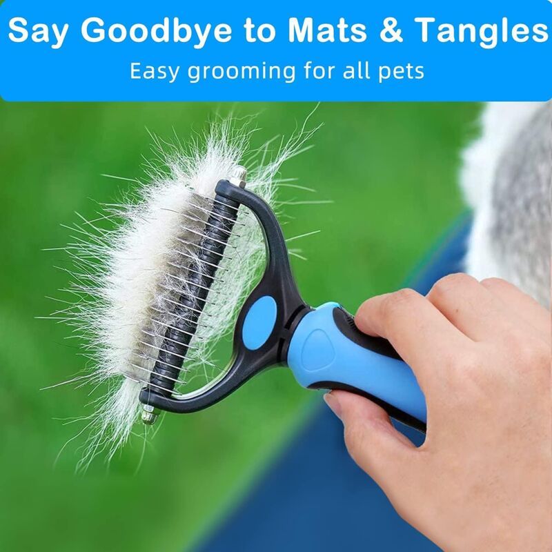Brush for Dogs and Cats, Undercoat Brush Deshedding for Medium to Long Haired Dogs and Cats, Removes Slightly Dead Undercoat
