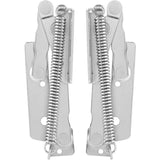 2 Pieces 90 Degree Closet Door Spring Hinge, Carbon Steel Lift up Spring Hinge for Supporting Furniture Doors