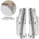 2 Pieces 90 Degree Closet Door Spring Hinge, Carbon Steel Lift up Spring Hinge for Supporting Furniture Doors