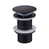Pop up Drain, Pop up Drain Without Overflow, Universal Pop up Sink Drain, Sink Drain, Black Drain for Sink and Sink