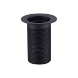 Pop up Drain, Pop up Drain Without Overflow, Universal Pop up Sink Drain, Sink Drain, Black Drain for Sink and Sink - Side View