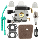 Carburetor Kit Compatible with Stihl FS38 FS45 FS46 FS55 KM55 with Fuel Line and Air Filter