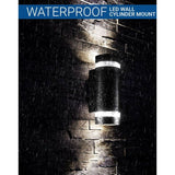 Outdoor Wall Light, up to 35W GU10, IP65 Waterproof Garden Light for Patio, Terrace, Garden, Entrance Hall, Balcony, Porch - Side View