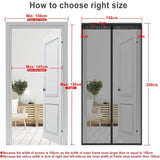 Magnetic Mosquito Net Door Curtain Mosquito Net for Door Anti Mosquito Curtain Sliding Mosquito Net Door, Magnetic Scratch Mosquito Net, 150 x 200cm - Front View