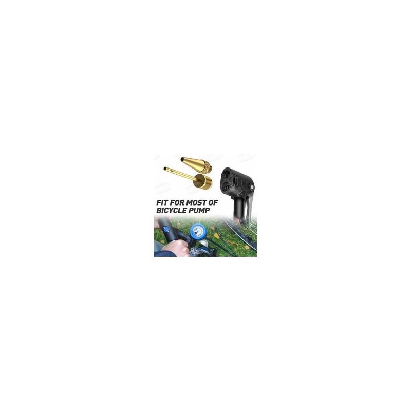 Bicycle Pump Adapter Bicycle Tire Pump Adapter with Inflation Nozzle Mountain Bike Ball Compressor Adapter
