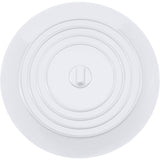 Silicone Bathtub and Kitchen Sink Stopper Universal Drain Plug, White, 15cm