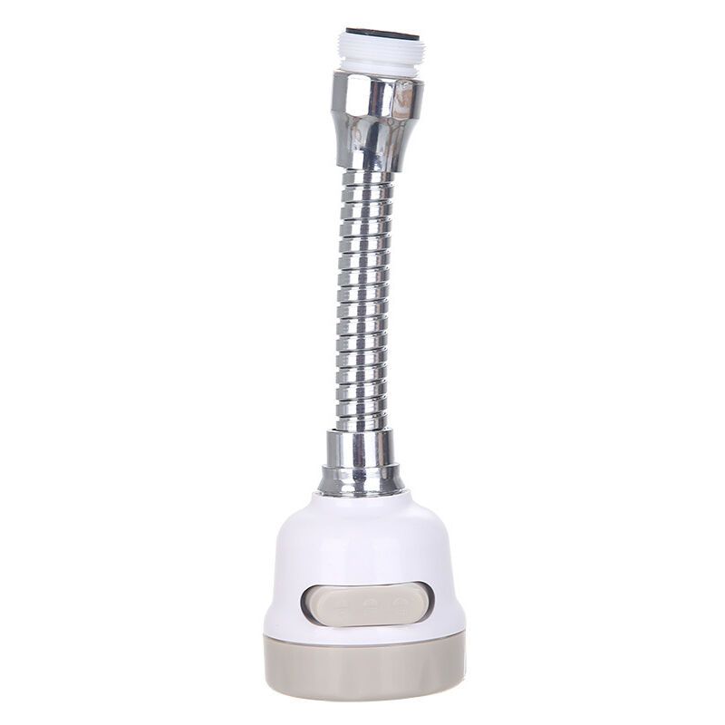 Water Saving Filter Nozzle, 360 Degree Movable Kitchen Faucet Head, 3 Modes Adjustable Shower Head Filter Sprayer for Kitchen Bathroom, Lengthen