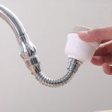 Water Saving Filter Nozzle, 360 Degree Movable Kitchen Faucet Head, 3 Modes Adjustable Shower Head Filter Sprayer for Kitchen Bathroom, Lengthen