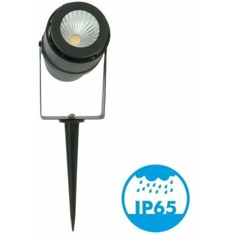 LED Garden Stake Spotlight 12W Black 720 LM Color Temperature, Neutral White 4000K