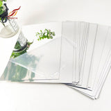 Self Adhesive Silver Reflective Mirror Vinyl Sticker Roll for KTV Bar Restaurant Wallpaper, 50 x 200cm, 0.1mm - Side View
