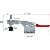 4 Pieces Knee Grip Clamp Tightening Hand Tool Holding Capacity About 90 Kg Quick Release Non Slip GH-201-B