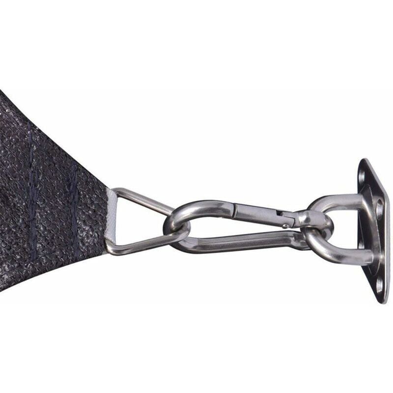 Shade Sail Fixing Kit, Stainless Steel Sun Shade Sail Fixing Kit for Triangle and Square, Rectangle, Sun Shade Sail Fixing Accessories M6