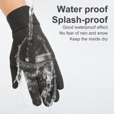 Waterproof Wind Resistant Non Skid Winter Gloves, XL - Side View
