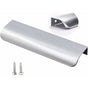 10 Pack Brushed Nickel Kitchen Pulls Invisible Pulls Kitchen Pulls Stainless Steel Kitchen Pulls, Center to Center, 128mm