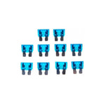 10 Pieces 15A 32V Standard Blade Fuse Car Auto Motorcycle Medium Size Blue