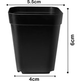20 Pieces Seedling Pots, Nursery Pots, Reusable Plastic Square Seedling Pot Seedling Pots Transplanting Pot Growing Pot Planting, 5.5cm