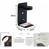 2 Pack Indoor LED Wall Lights with USB Port Switch and 330 Degree Rotatable Reading Lamp, 12W