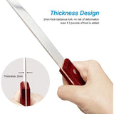 8 Pack Barbecue Utensil, Barbecue Skewers, Extra Long Stainless Steel Skewers with Solid Wood Handle, 50cm