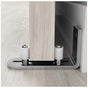 Floor Guide Sliding Door Guide Door Guide Wall Mount Ball Bearings Guide Silver