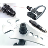 Bicycle Pedal Wrench, Bicycle Pedal Wrench with Extra Long Handle, Multi Purpose Pedal Removal Tool, 0.5625 and Hex Hole, 15mm, 10mm, 8mm, 6mm - Side View
