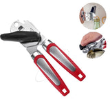 Kitchen Storage Accessory, Kitchen Manual Can Opener Handheld Can Opener with Smooth Edge Stainless Steel Blade