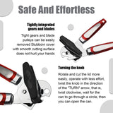 Kitchen Storage Accessory, Kitchen Manual Can Opener Handheld Can Opener with Smooth Edge Stainless Steel Blade