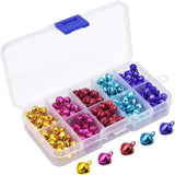 300 Pieces Small Jingle Bells, Metal Jingle Bells, Multicolored Bells, Christmas Bells, Dog and Cat Bells for Jewelry Making