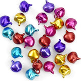 300 Pieces Small Jingle Bells, Metal Jingle Bells, Multicolored Bells, Christmas Bells, Dog and Cat Bells for Jewelry Making - Side View