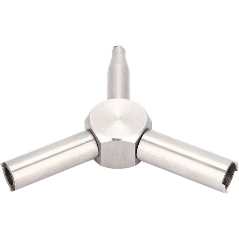 Element Valve Wrench Compatible with KSC WA Airsoft KSC Magazine Loader Removal Tool, Silver Triangular Valve Wrench