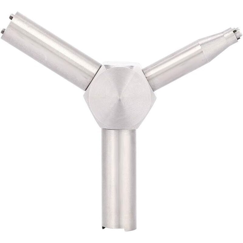 Element Valve Wrench Compatible with KSC WA Airsoft KSC Magazine Loader Removal Tool, Silver Triangular Valve Wrench