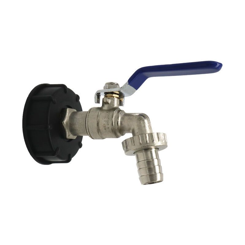IBC Drain Tank Adapter S60x6 Tap Valve 0.75 Inch Ball Valve Water Tank Adapter