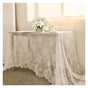 Rectangular Lace Tablecloth White, 150 x 300cm