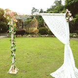 Rectangular Lace Tablecloth White, 150 x 300cm - Front View