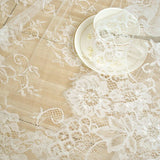 Rectangular Lace Tablecloth White, 150 x 300cm