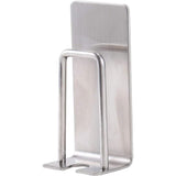 4 Pack Toothbrush Holder Stainless Steel Toothbrush Holders, Wall Mounted, Cups, Mugs, Toothbrush Holders, Waterproof and Self Adhesive, No Drilling - Side View