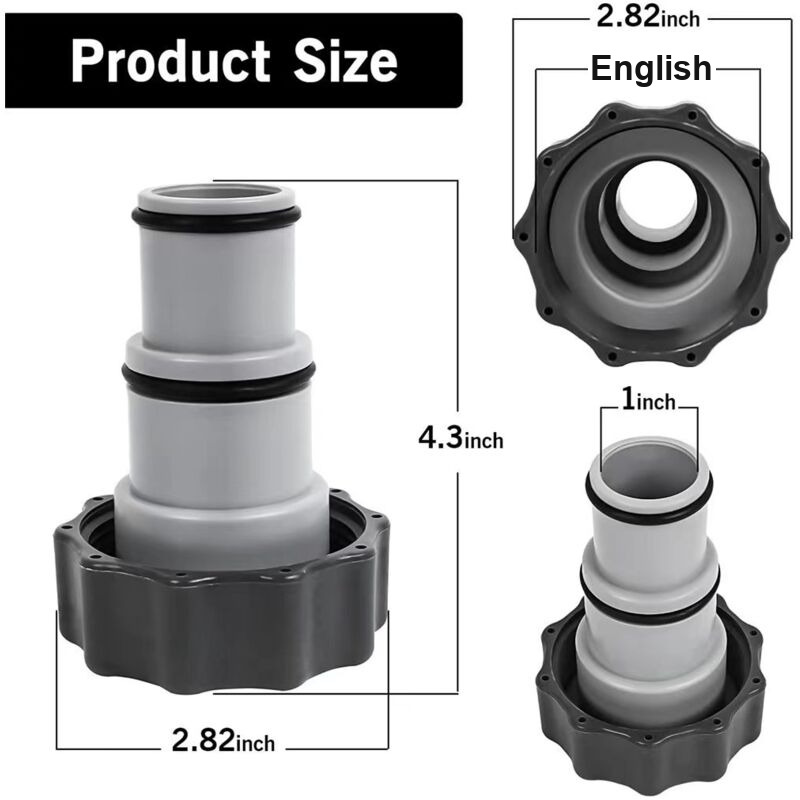 A Adapter Compatible with Intex Swimming Pool Pumps with Screw In Female Thread