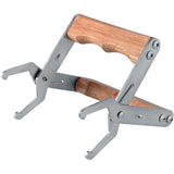 2 Pieces Beehive Frame Clip with Wooden Handle, Beekeeping Equipment Tool Accessories for Garden Beekeepers - Front View