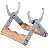 2 Pieces Beehive Frame Clip with Wooden Handle, Beekeeping Equipment Tool Accessories for Garden Beekeepers - Side View