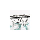 30 Pieces Curtain, Curtain Rings with Clips, Strong Drapery Clips, Hooks on Tension Rod Holder - Side View
