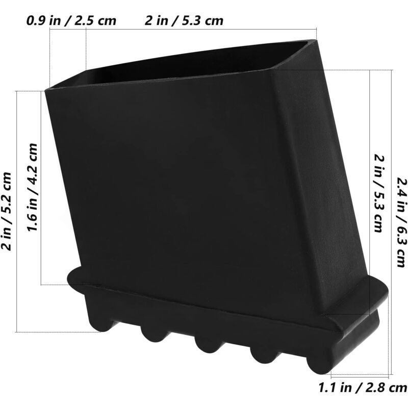 4 Pcs Replacement Rubber Ladder Feet for Ladder, Ladder, Rubber Feet, Replacement Feet, Spare Parts