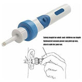 Automatic Ear Cleaner, Electric Vacuum Earwax Suction Device, Ear-Pick Cleaning Tools Set for Adults and Children, Battery Included - Top-Down View