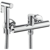 Bathroom Concealed Bidet Shower Set, Hot and Cold Hand Spray, Hot Water Toilet, Black