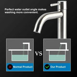 Single G1 2 Brushed Stainless Steel Cold Water Tap with Large Single-Hole Basin